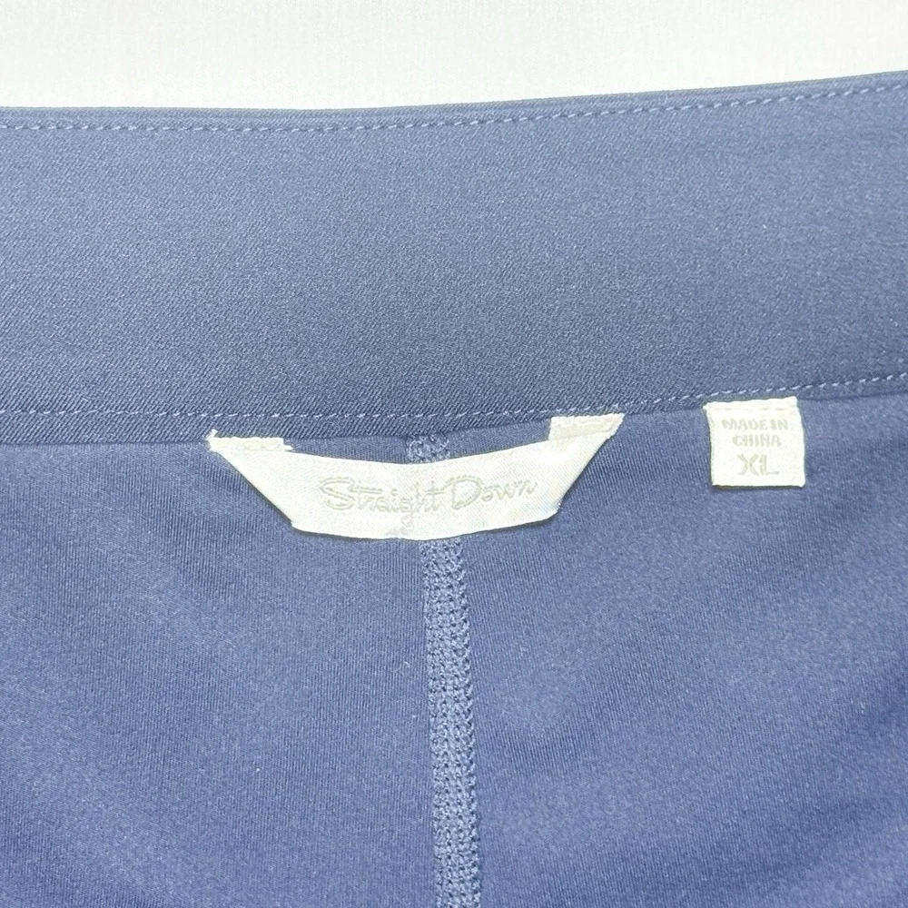 Straight Down Martina Pleated Skort Womens XL Navy Blue Golf Tennis Pickleball